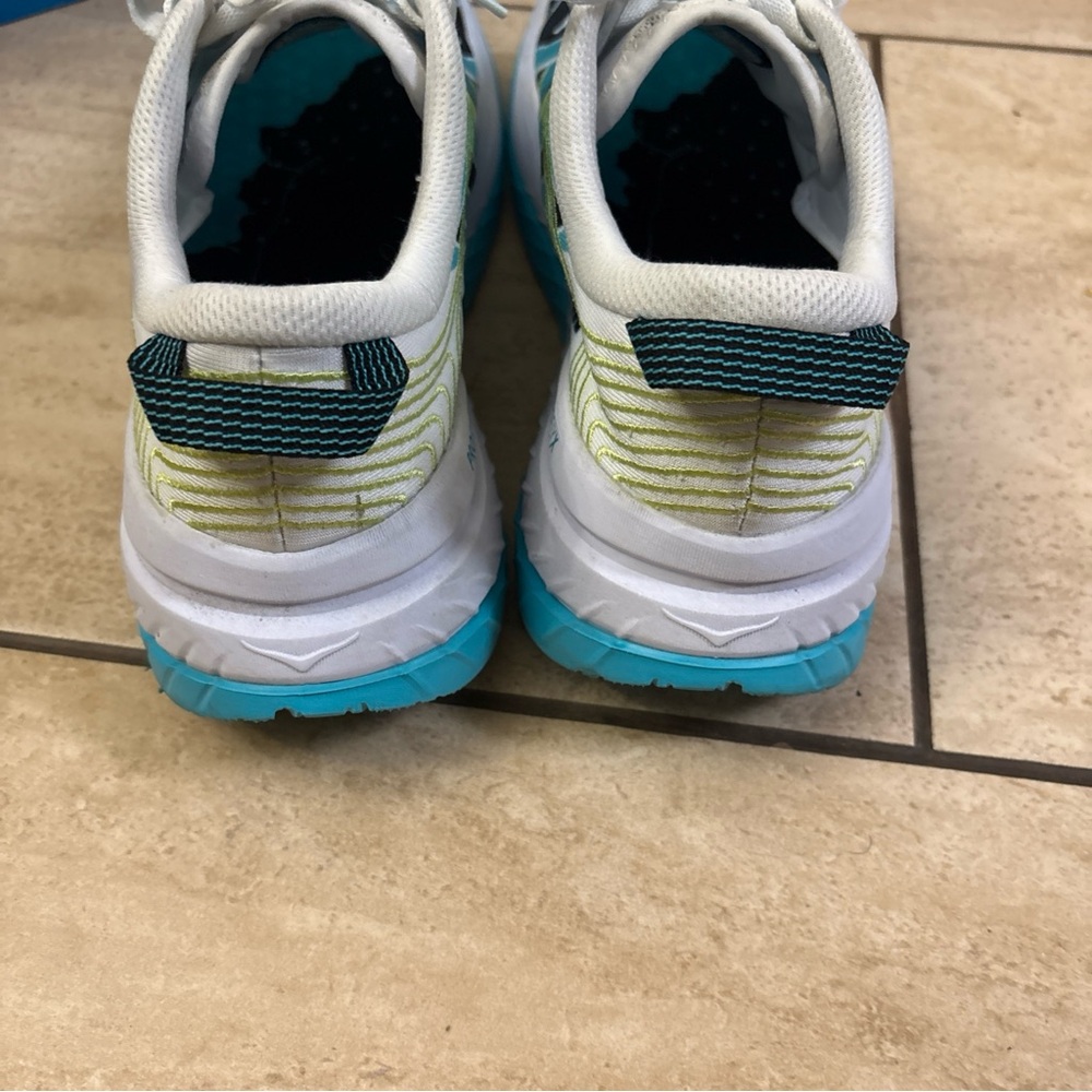 Hoka One One Men’s Ironman Kona Carbon X Sea Blue/White Womens Size 10 - Picture 5 of 16
